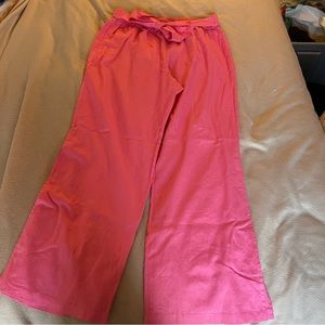 Wide leg flowy pants